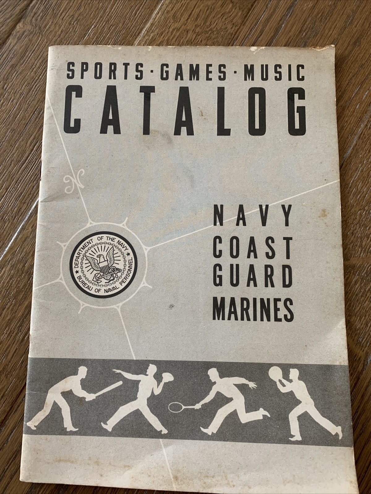 Rare!!! Sports Games Music CATALOG NAVY COAST GUARD MARINES VINTAGE 1943