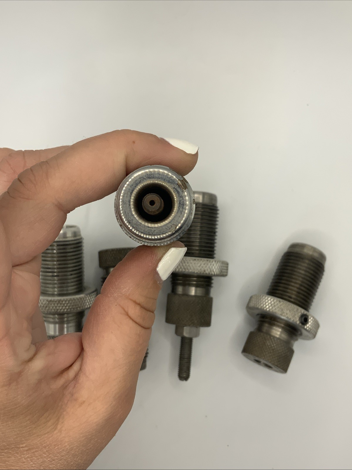 RCBS 38/357 carbide 3 die set plus extras Size and Lyman