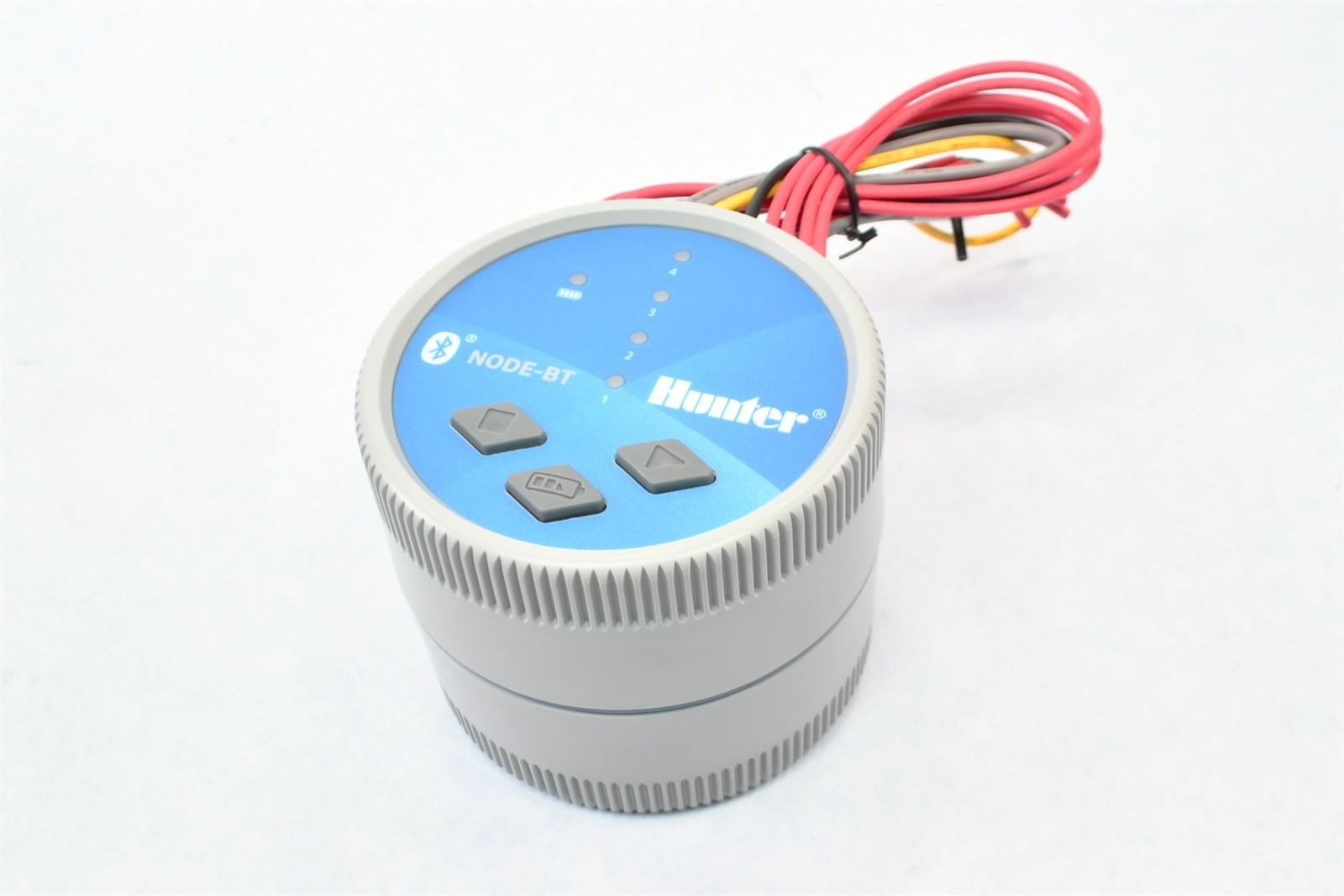 Hunter NODE‑BT‑400 4‑Zone Bluetooth Battery Irrigation Controller DC‑Latching