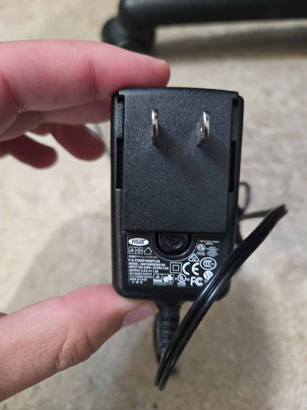 Sceptre Power AX018BM0500100 Power Adapter