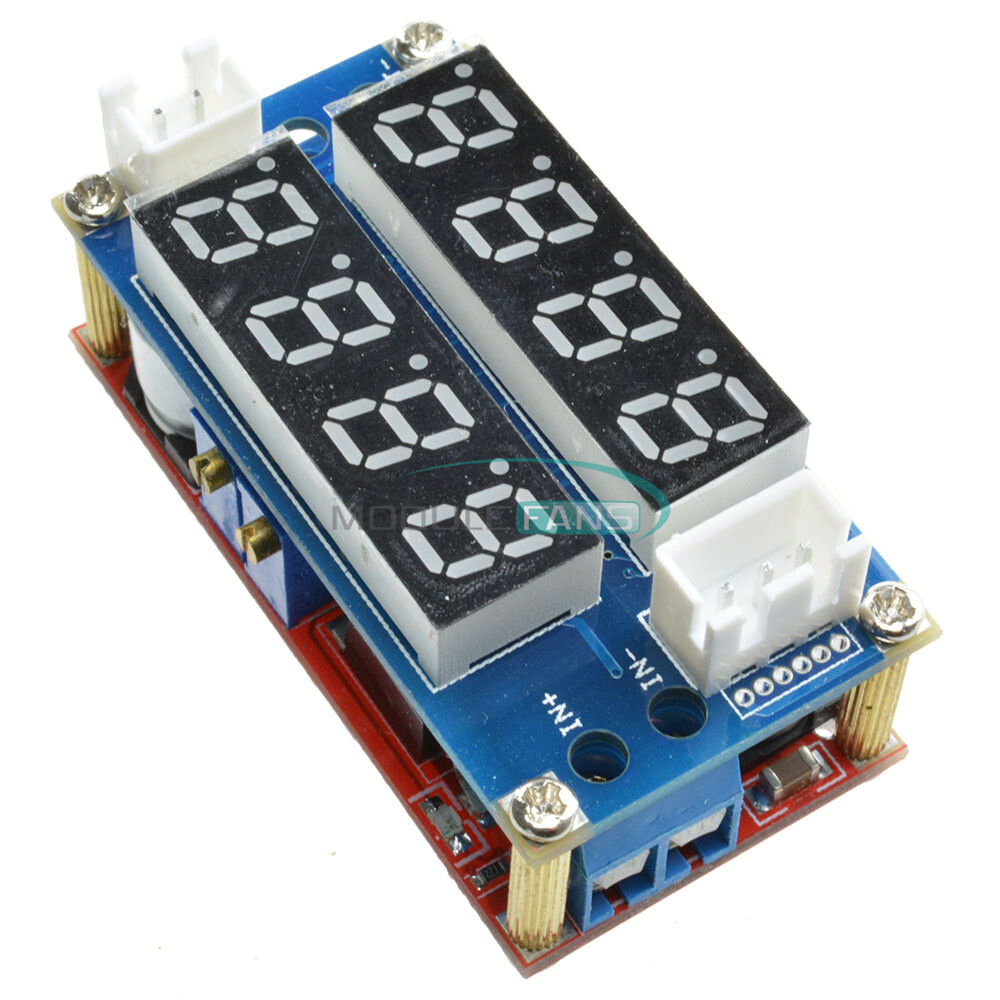 5A CV/CC Display Step Down Adjustable Charge Module LED Panel Voltmeter Ammeter