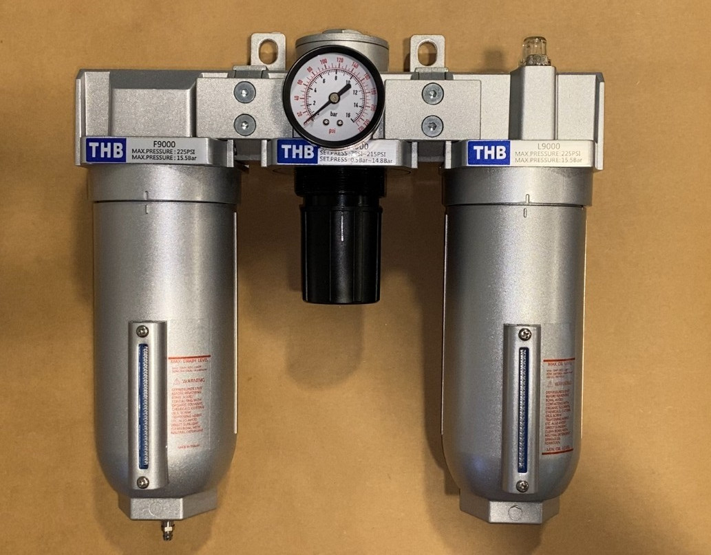 C908N HI-FLOW MODULAR FRL (F+R+L) COMBO