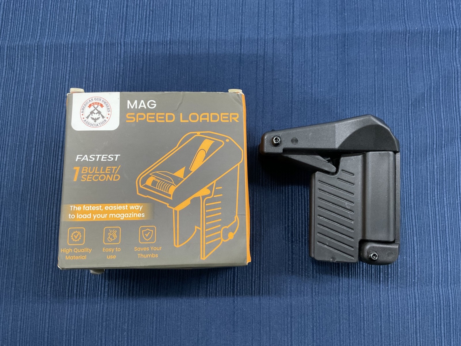 American Gun Owners Pistol Magazine Speed Loader With Box