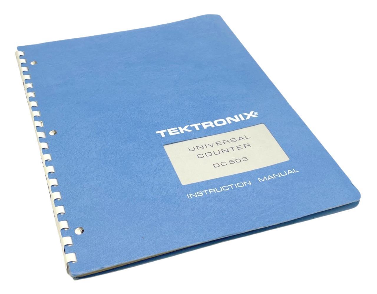 Tektronix DC 503 Universal Counter Instruction Manual