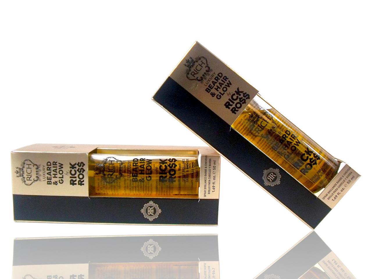 (2-Pack) Rick Ross Rich Luxury "Breard & Hair Glow" Spray 2 x 1.69 oz. New