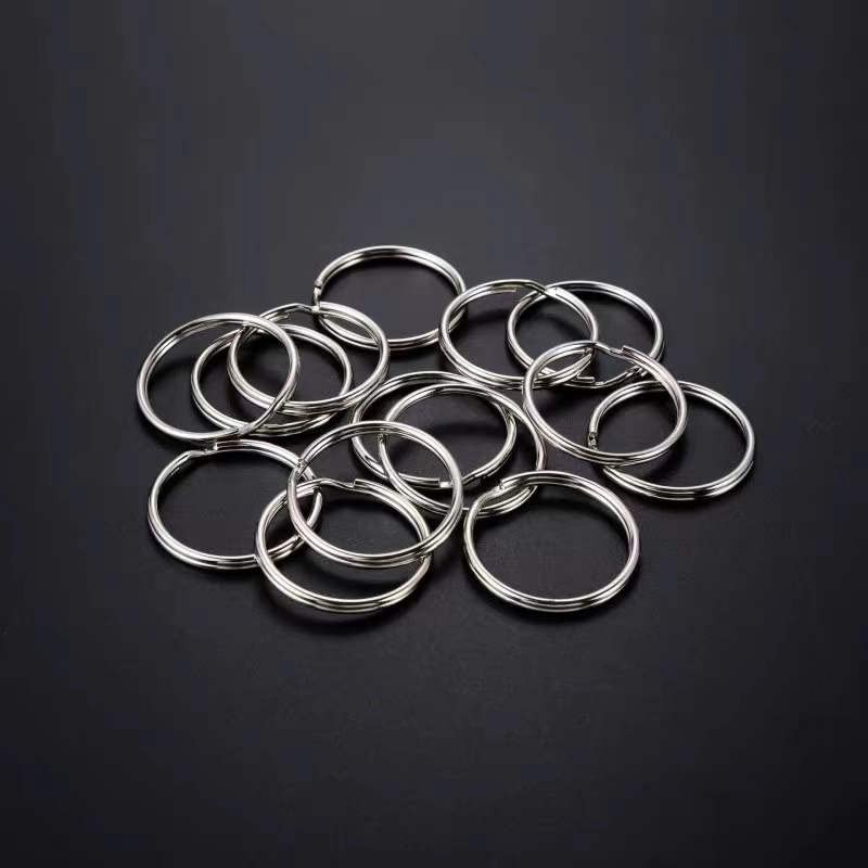100PCS Split Key Rings Bulk for Keychain and Crafts 1”100Pack, silver