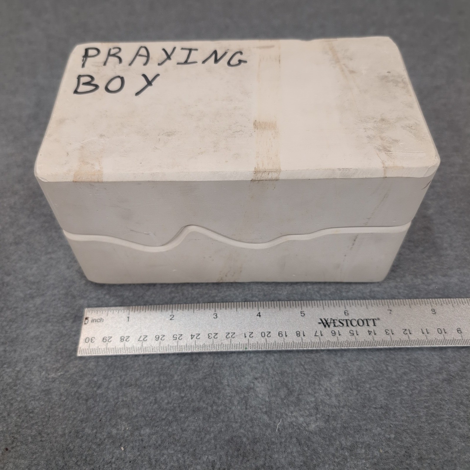 Praying Boy Mold R628 Ceramic Plaster Resin Casting Doll Figure