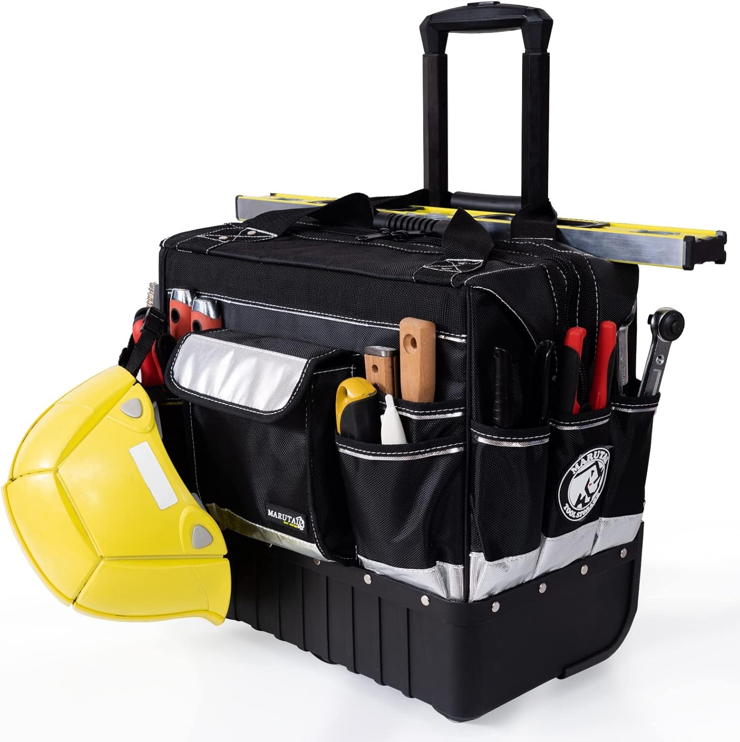 18'' Rolling Tool Bag, Waterproof Tool Bag with Wheels, Portable Storage