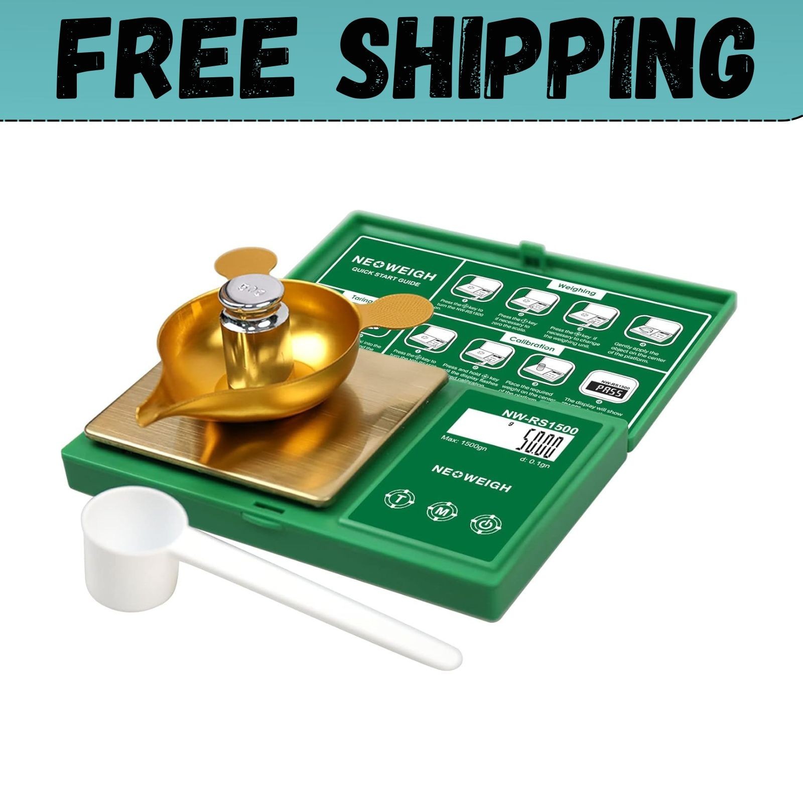 Reloading Scale Powder Scale for Reloading1500 Grains X 0.1Gn Digital Powder NEW