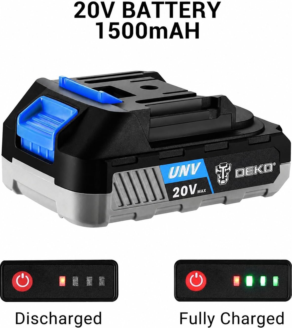 Power Drill Cordless: DEKO PRO Cordless Drill 20V Electric Power Drill Set Tool