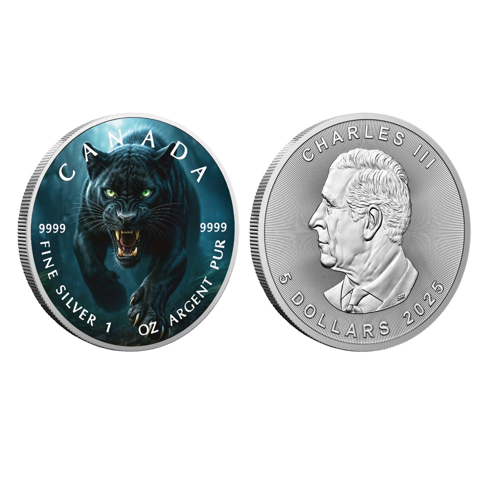 2026 Canada The Wrath of the Jungle Colourized Silver-Plated Commemorative Coin