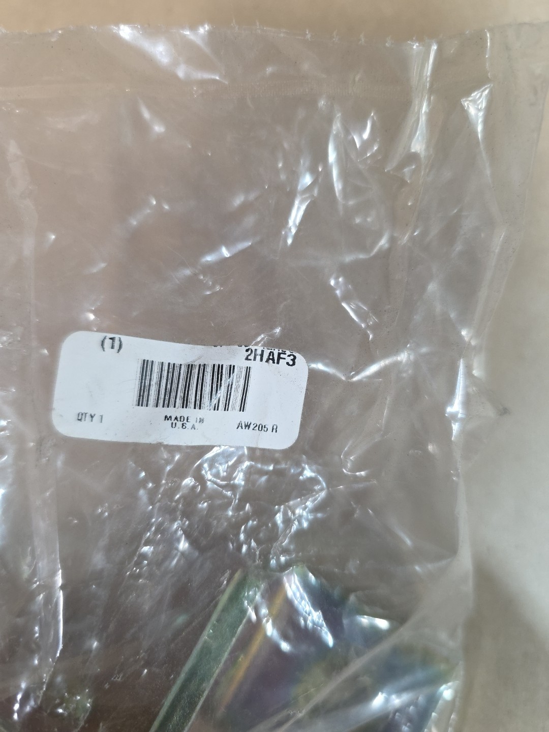 GRAINGER APPROVED V971RY Wing Connector, One-Way,Steel 2HAF3