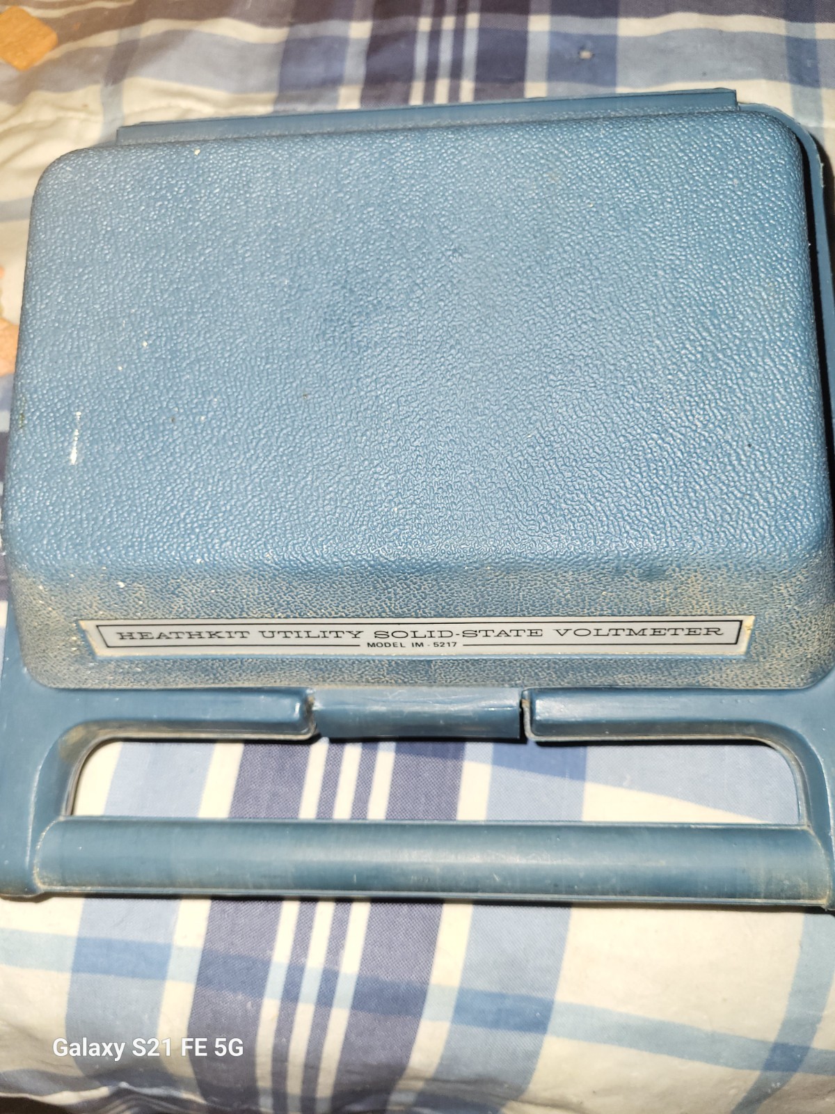 Vintage - HEATHKIT Solid State Voltmeter - IM-5217 w/ Carrying Case