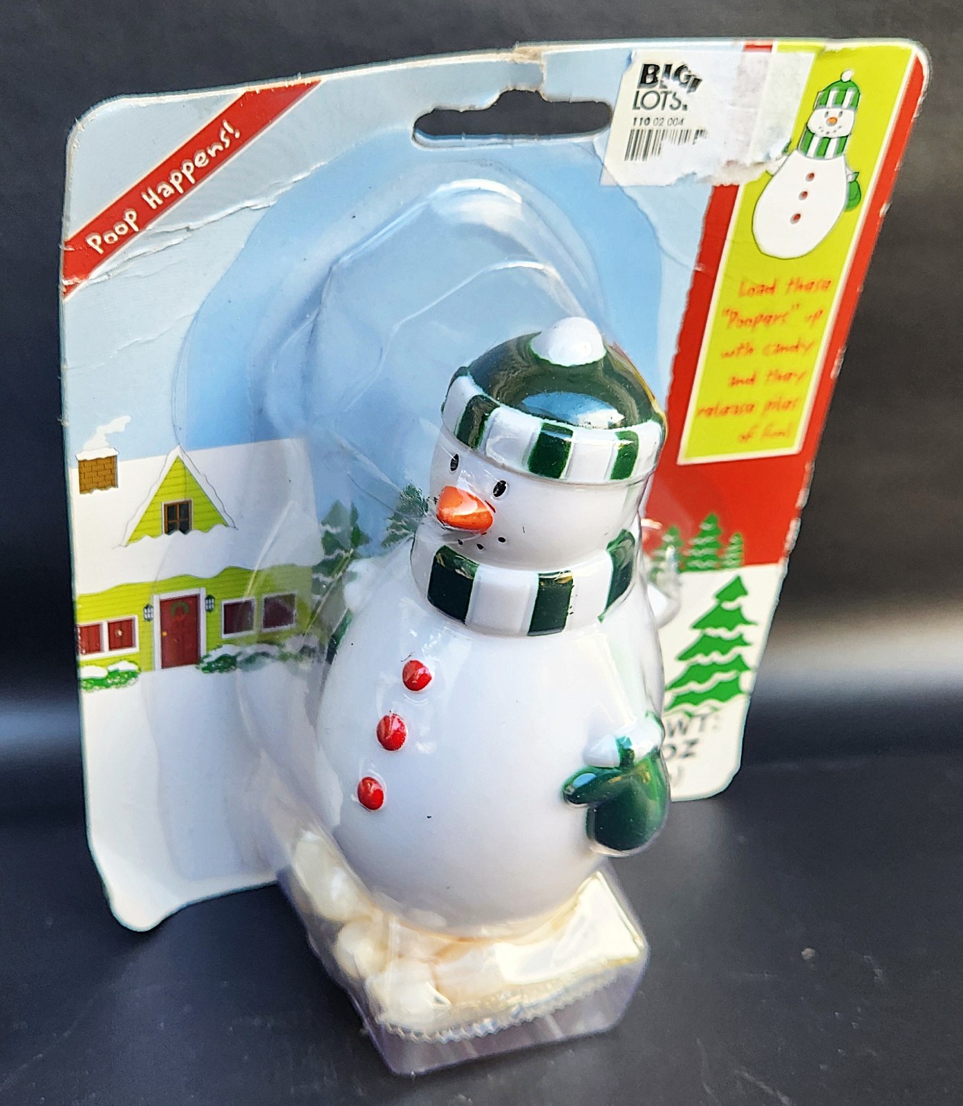 S Snowman "Poopin' Pals" Jellybean Dispenser [VHTF] (NIP)