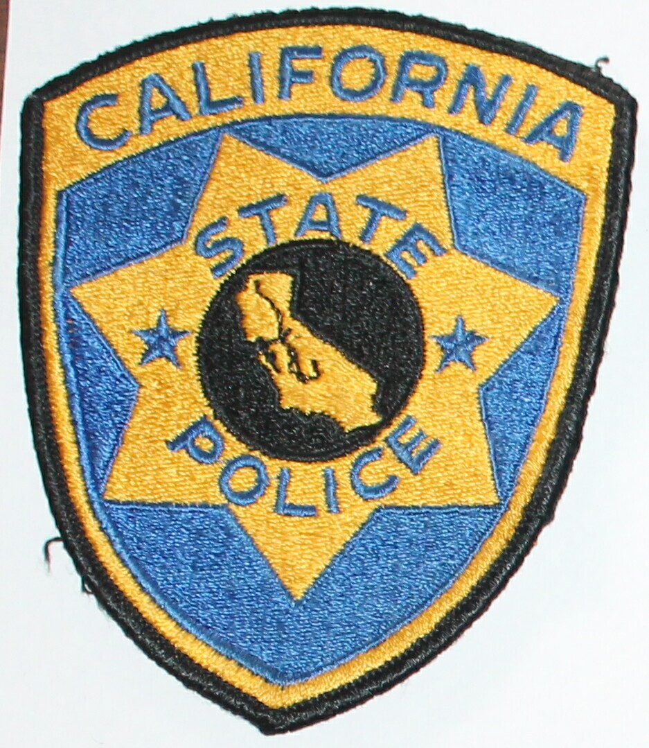 Very Old CSP CALIFORNIA STATE POLICE Used Worn genuine Vintage patch #15