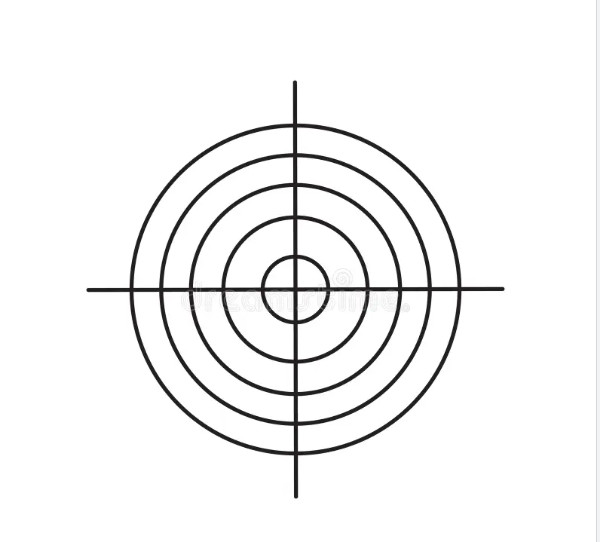 WILD LEICA CROSSHAIR-CONCENTRIC CIRCLE RETICLE INHOLDER FOR WILD STEREO EYEPIECE
