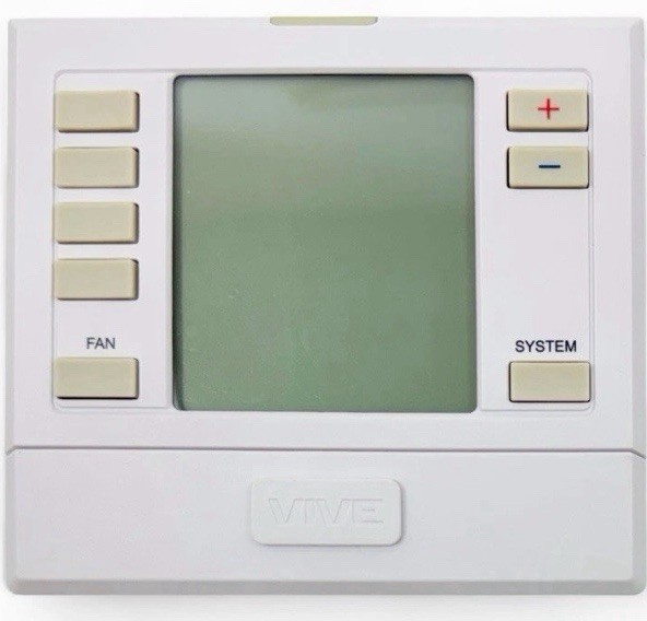 Vive Comfort TP-S-755 3H/2C Non-Programmable Thermostat with Mounting Plate