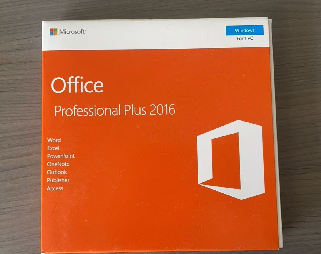 Microsoft Office 2016 Professional Plus DVD +Product Key Sealed New