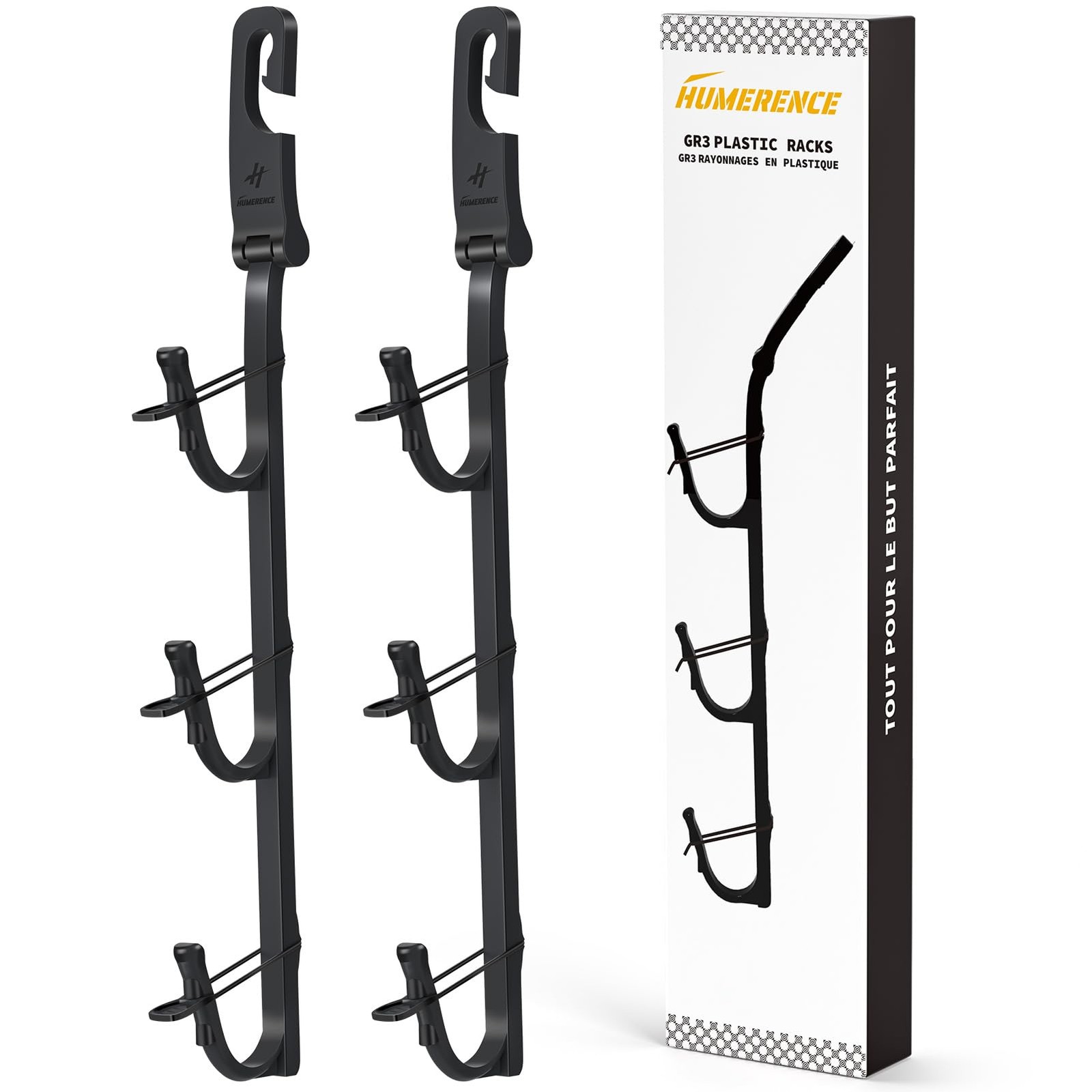 Humerence Truck Gun Rack for Seat Back, Holder One Size, Balck