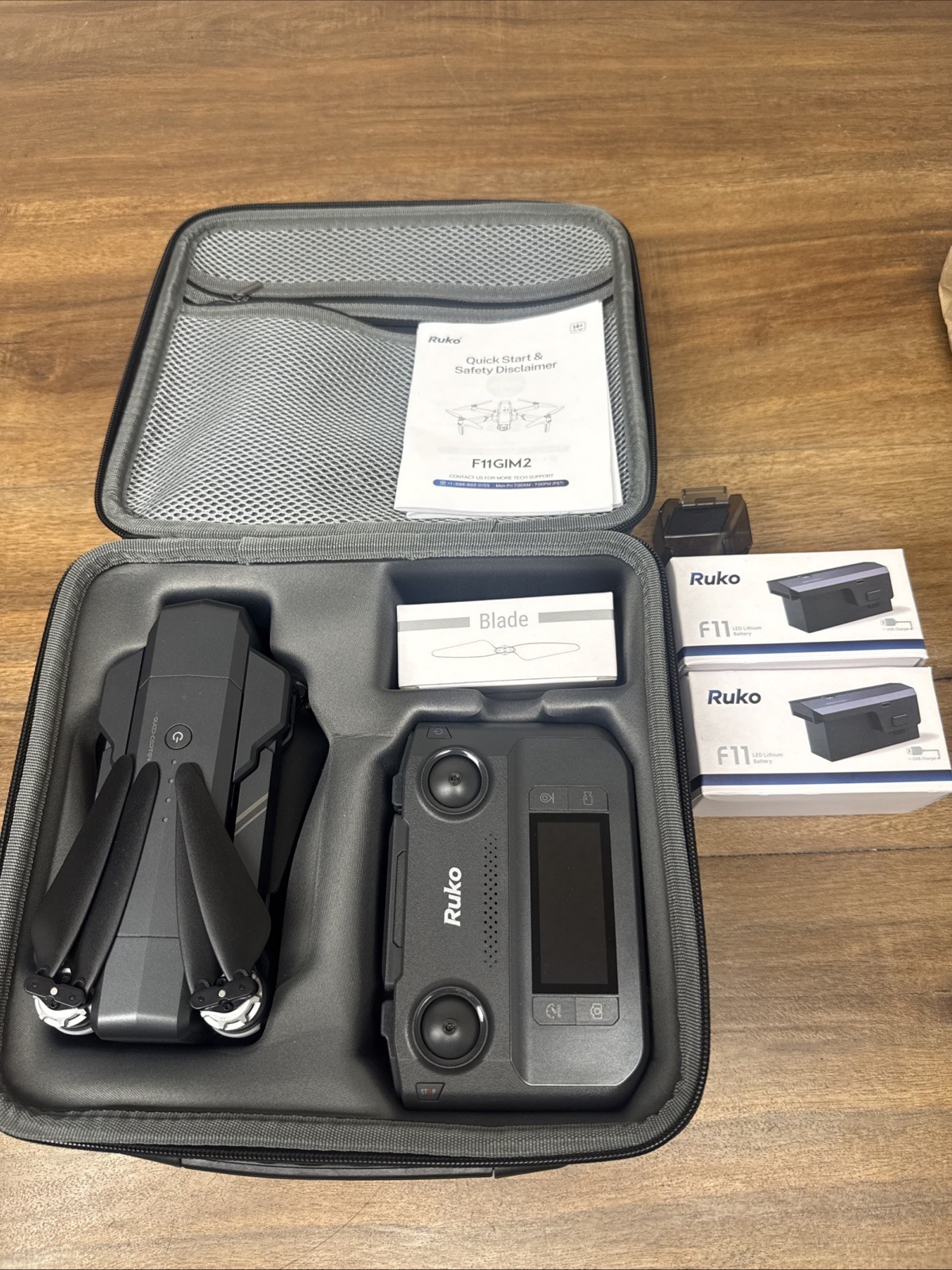 Ruko F11 GIM2 4K Wi-Fi Camera Drone. Never Flown. New