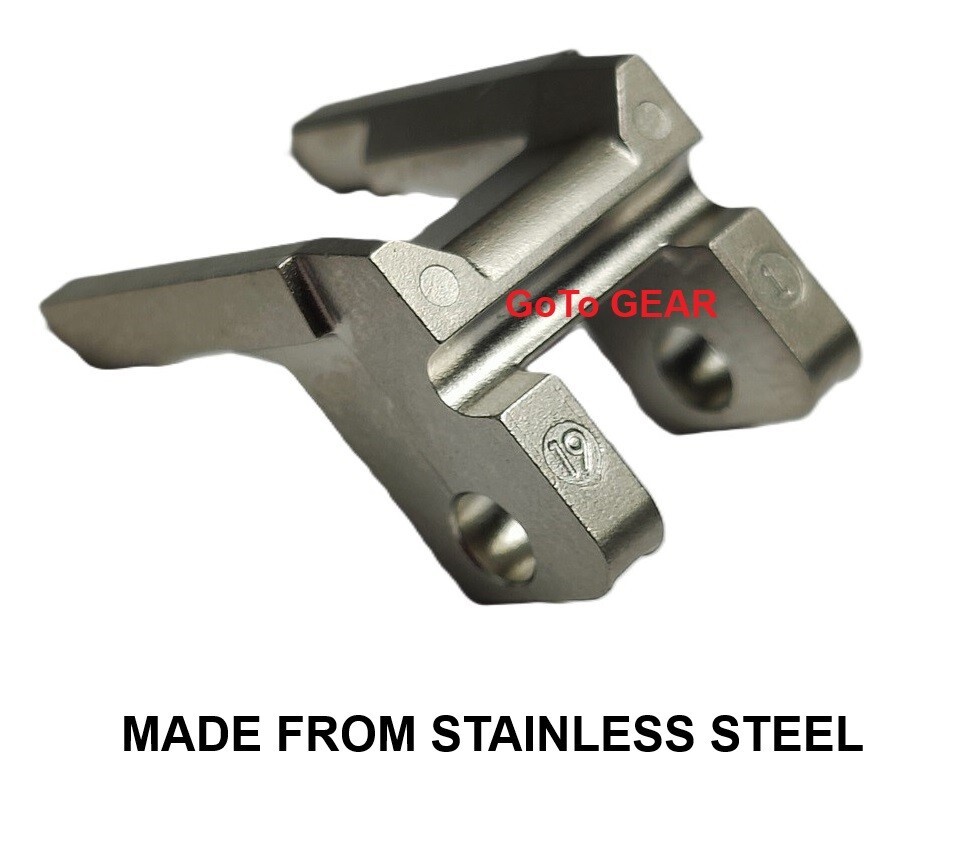 Locking Block For Glock 19 23 32 38 45 Generation 5, Stainless Steel