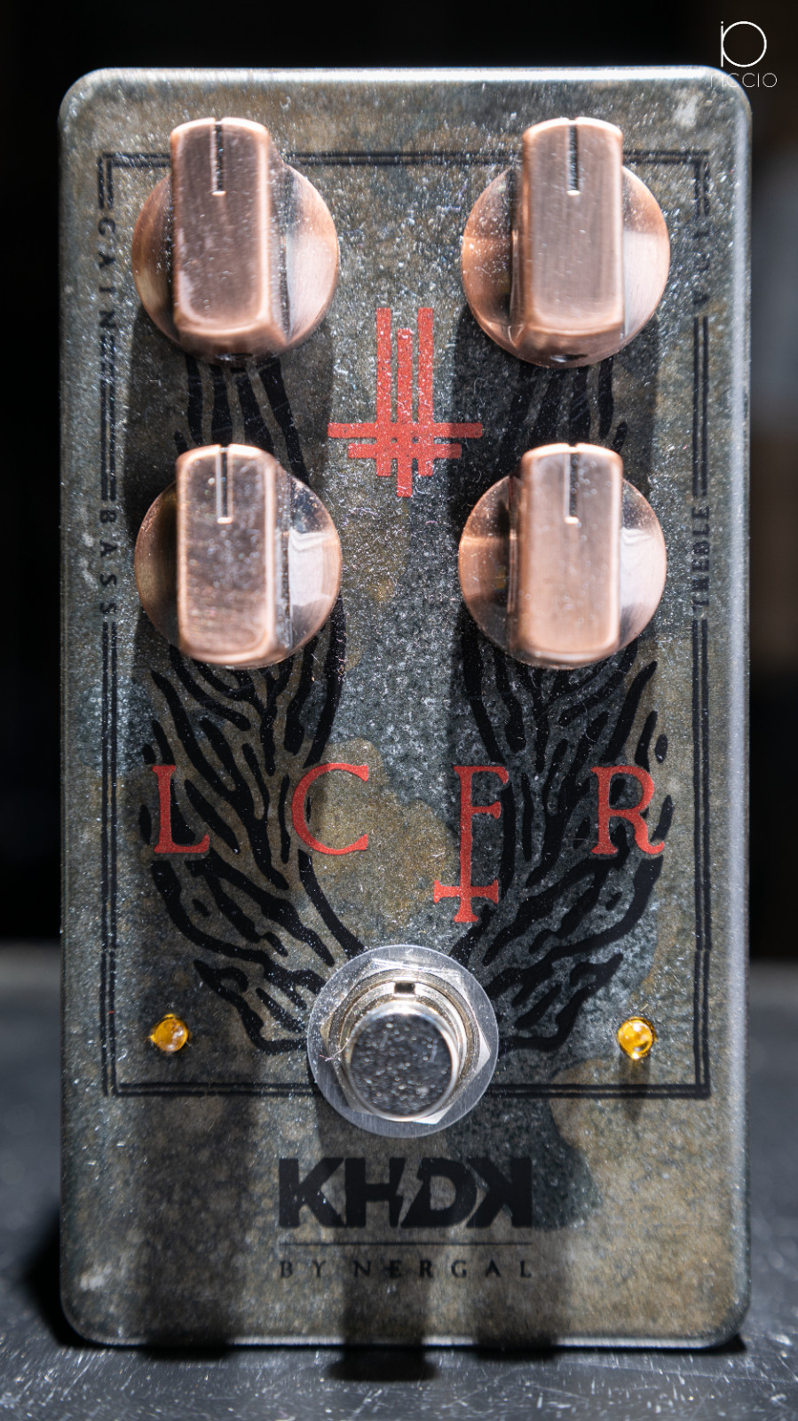 KHDK Electronics LCFR acid-burnt - red | Nergal - Behemoth overdrive pedal