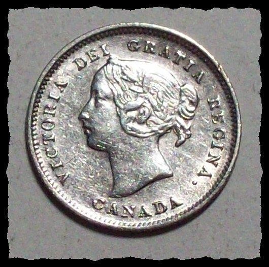 1899 CANADA 5 CENTS  .925 Silver Sharp XF+  #16D63 LOW MINTAGE CANADIAN COIN