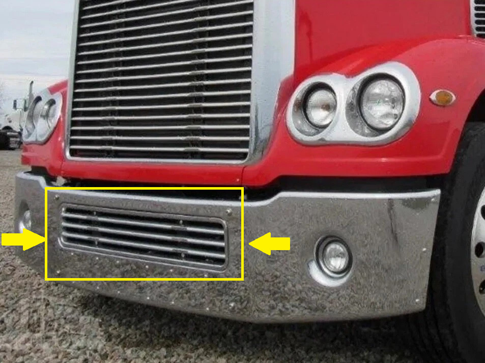Freightliner Coronado Stainless Steel Bumper Grill Insert