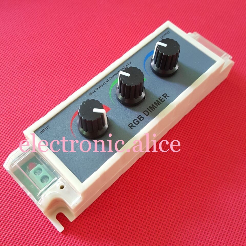 DC12-24V 3A rgb controller 3 channel RGB led dimmer controller for strip light