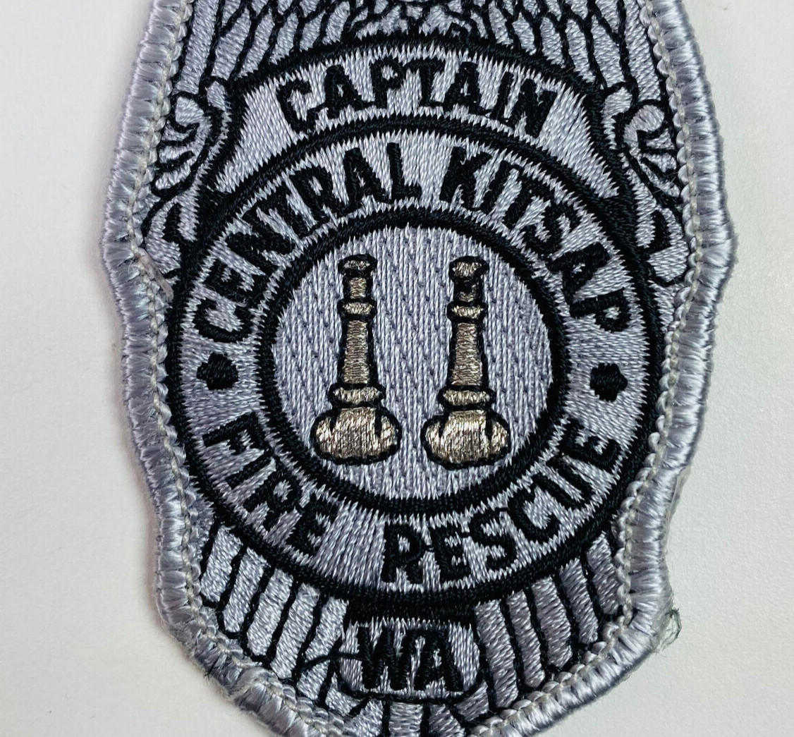 3" Central Kitsap Fire Rescue Captain Silverdale Washington WA Patch O6
