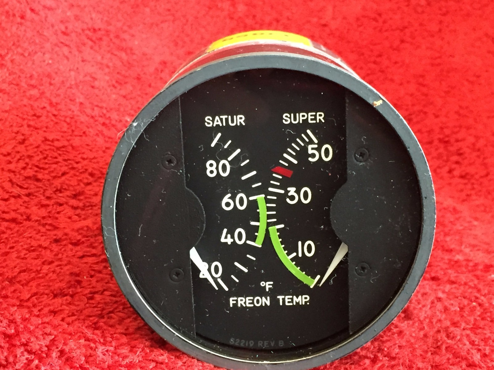 LEWIS ENGINEERING 3" FREON TEMPERATURE INDICATOR MODEL 177BDL2AB