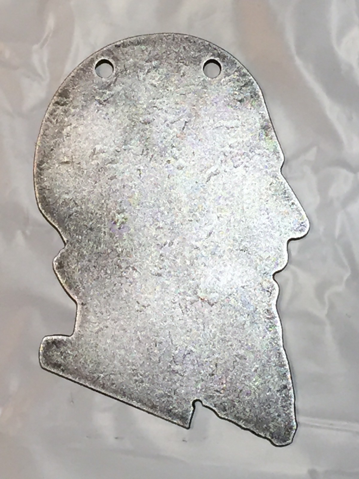 AR500 ISIS Head Terrorist Silhouette Steel Target Gong 8" X 12" X 3/8"