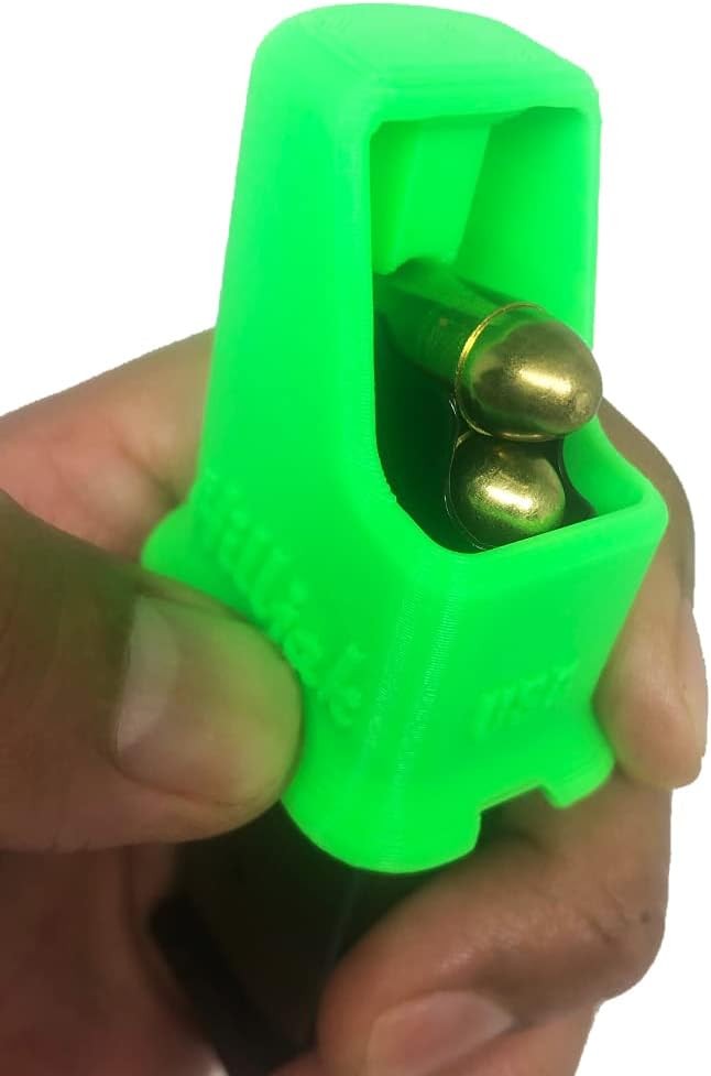 Magazine Speed Loader with Extractor Design to fit S&W Bodyguard 2.0 - Neon Gree