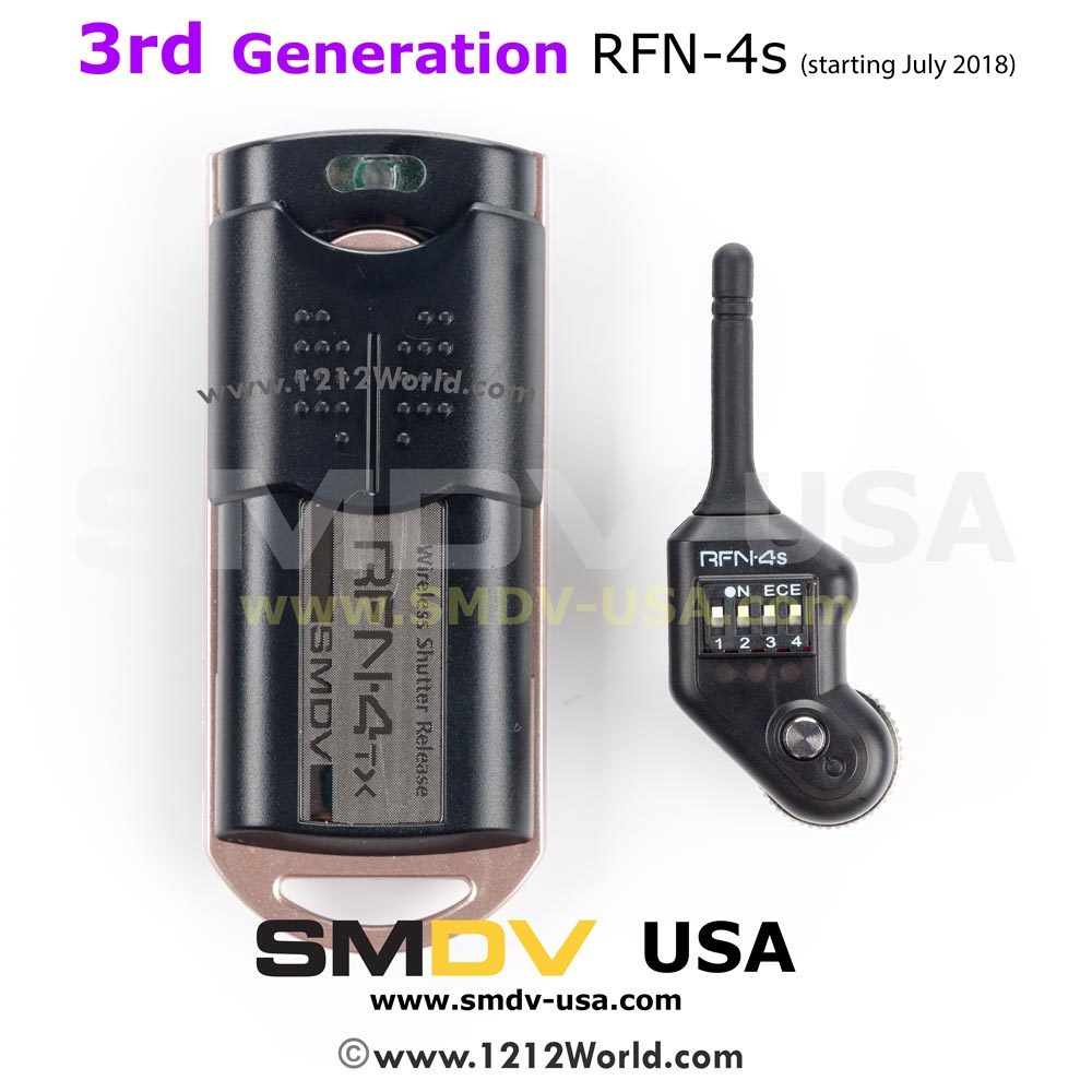 SMDV RFN-4s Wireless Remote Shutter Release for Nikon cameras - Z9, Z8, D850