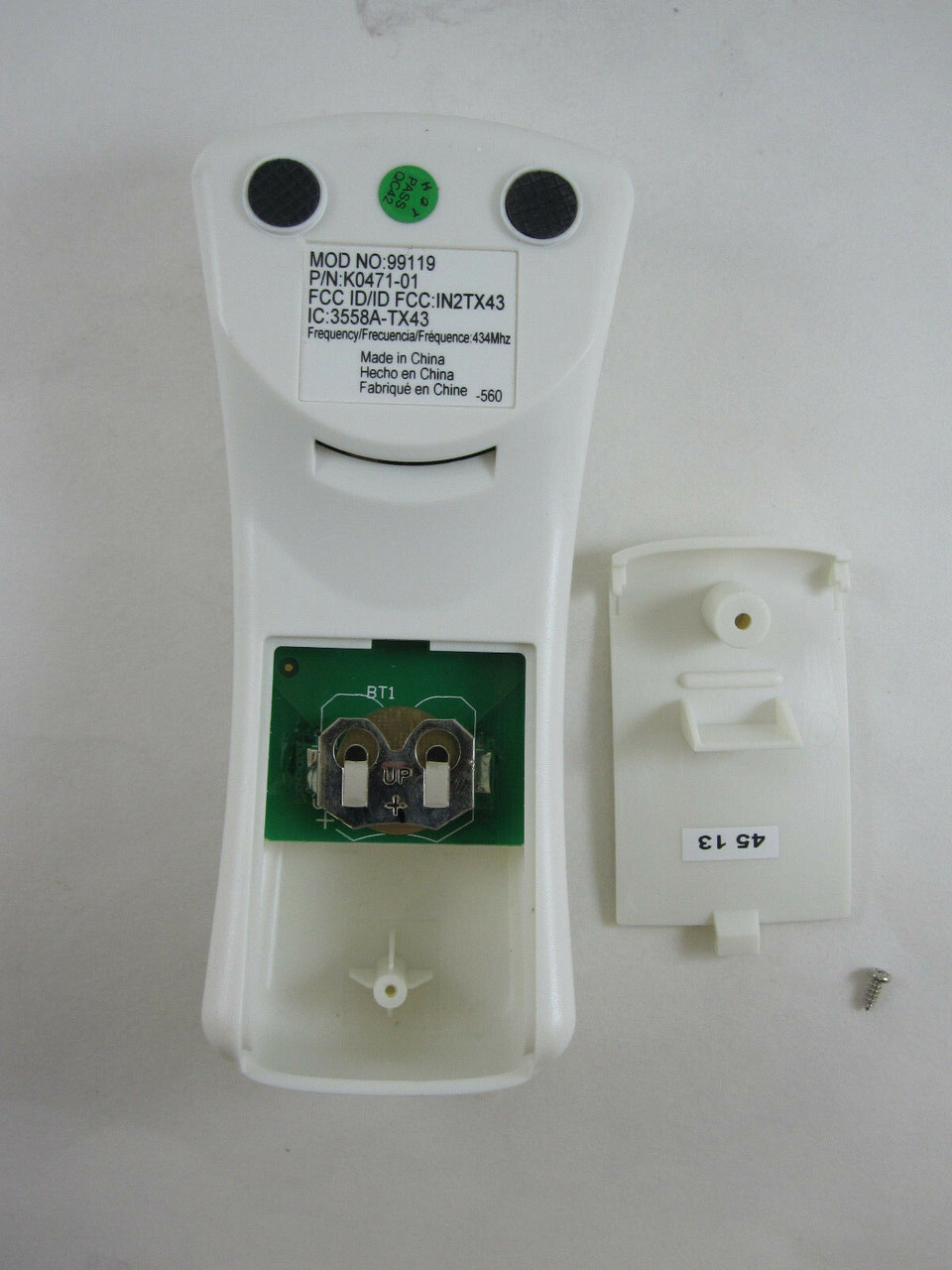 Hunter Geniune Replacement Handheld Ceiling Fan Remote Control Transmitter 99119