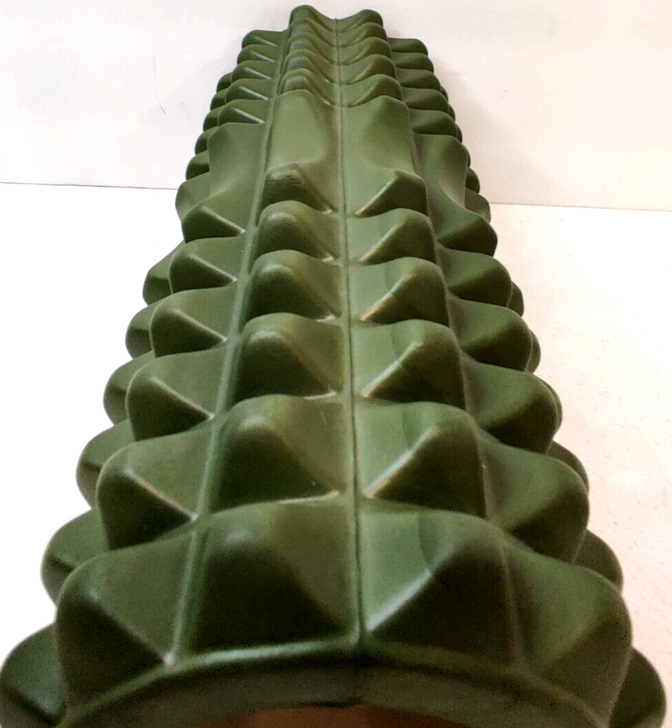 Massage Roller, Exercise, Green, White Hollow Core, Foam, 13" long