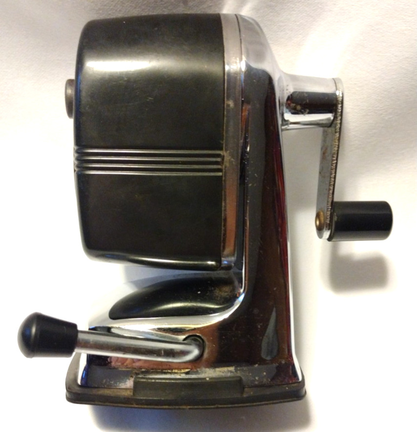 Vintage Apsco Vacu Base Manual Pencil Sharpener Vacuum Bottom Base B2