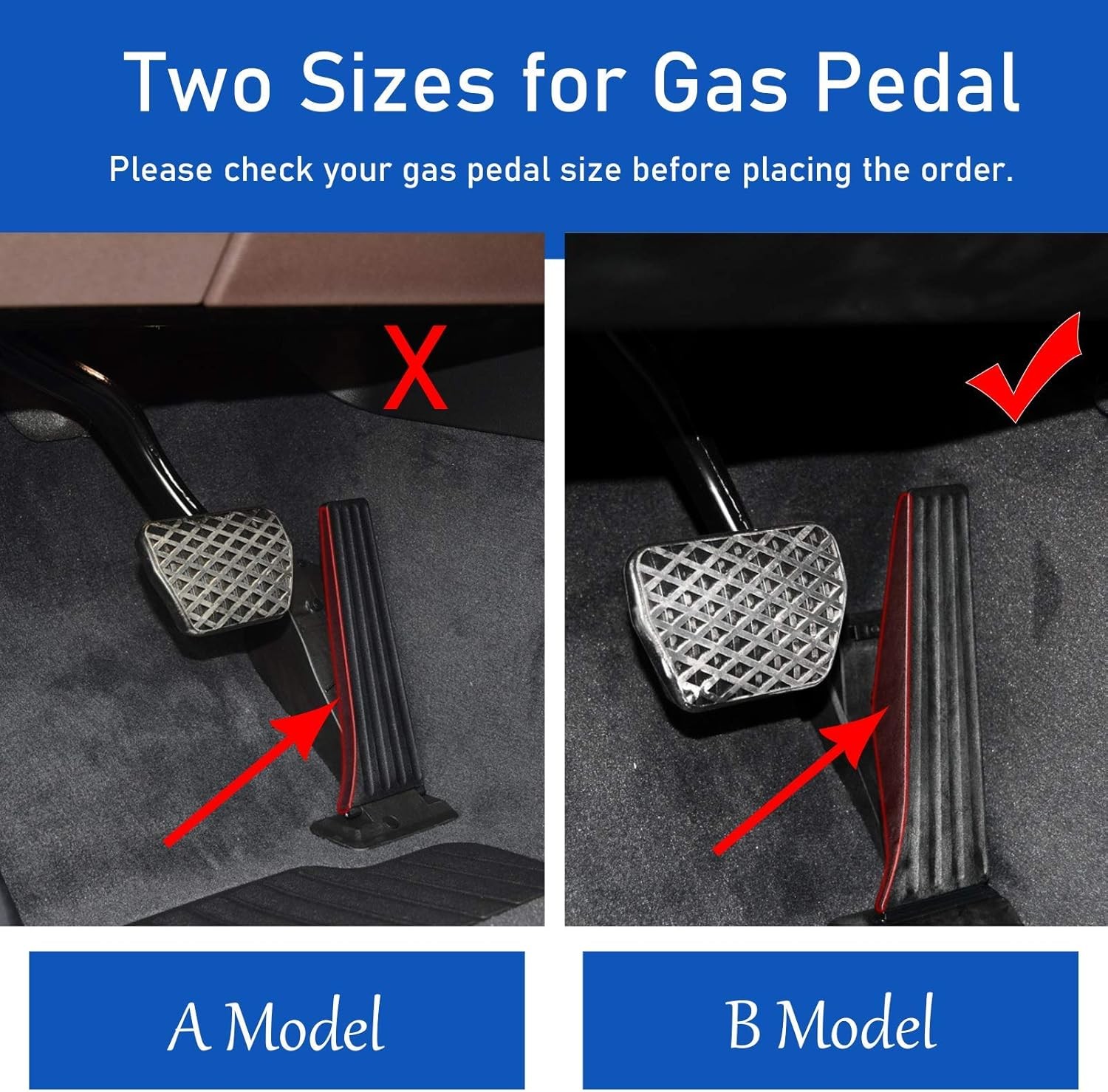 “Jaronx BMW Pedal Covers No Drill Anti-Slip Gas Brake Foot Pedals B Model”