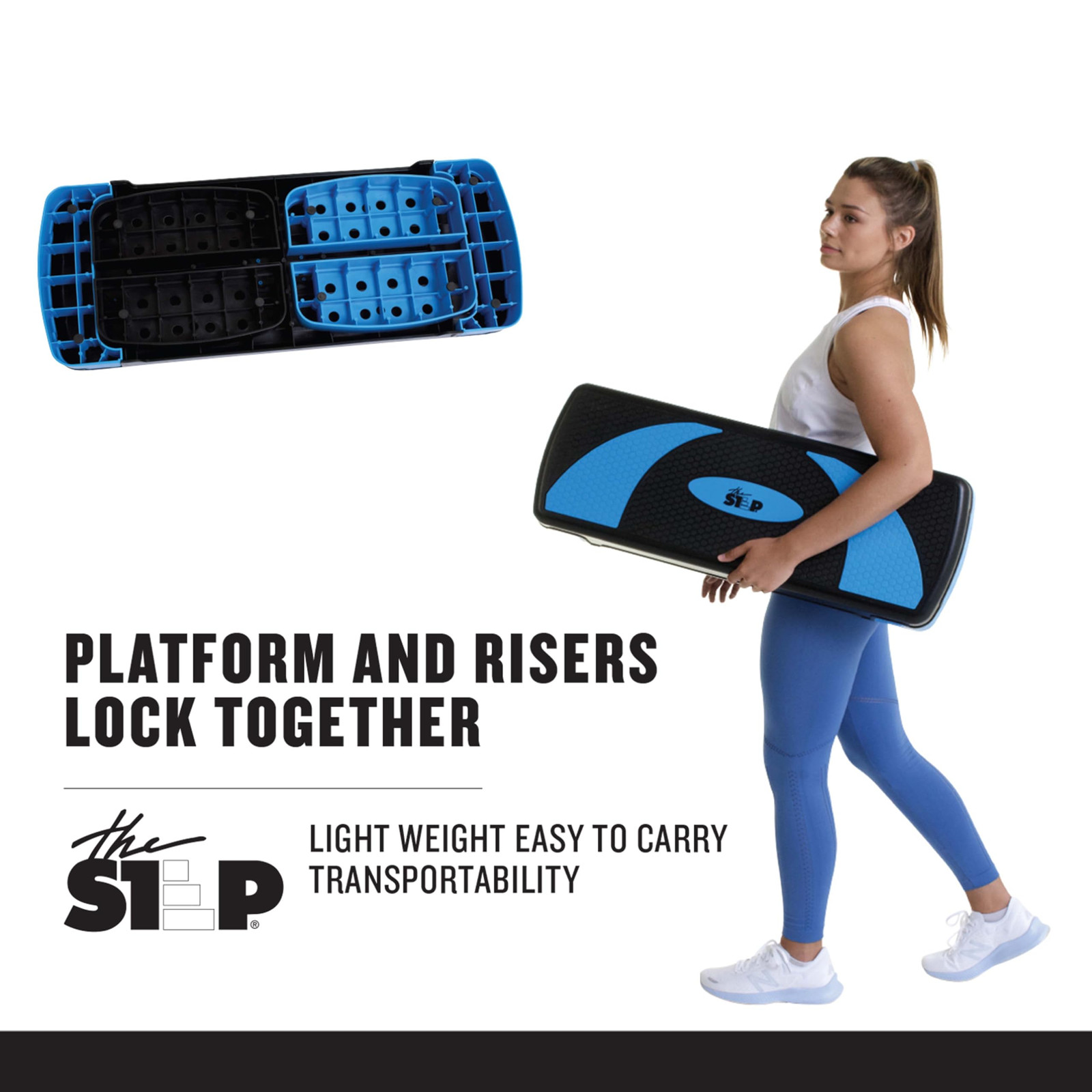 The Step Aerobic Platforms for Home Workout Steppers for Exercise