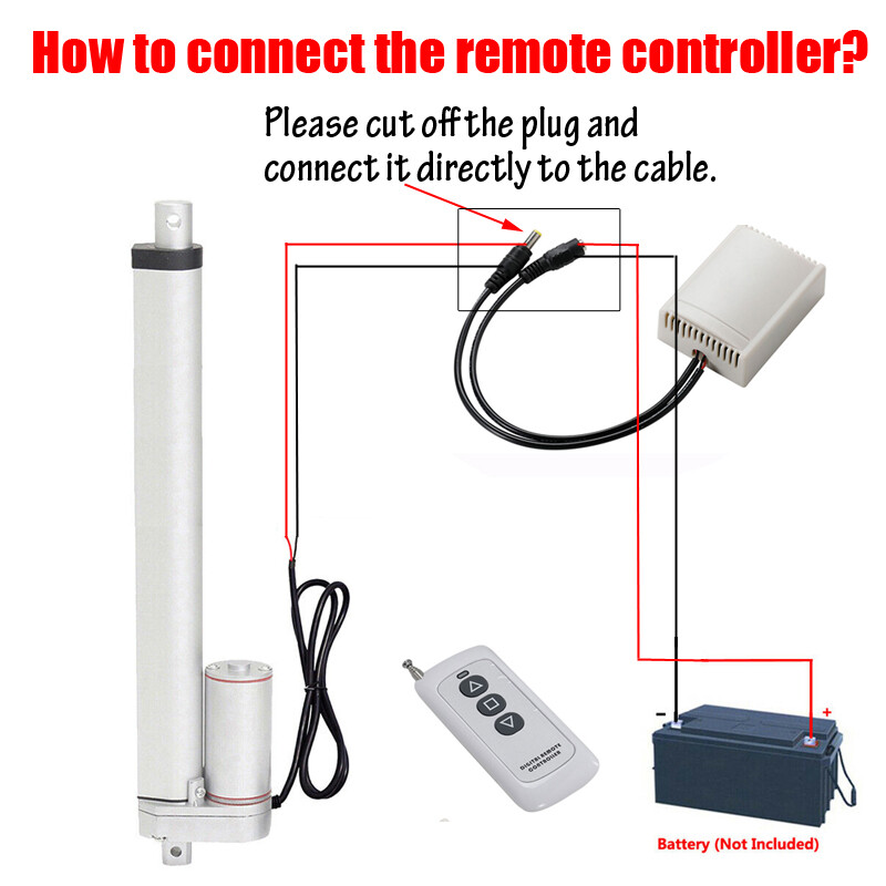 Wireless Remote Control for Linear Actuator Forward Reverse 12V 24V Switchable