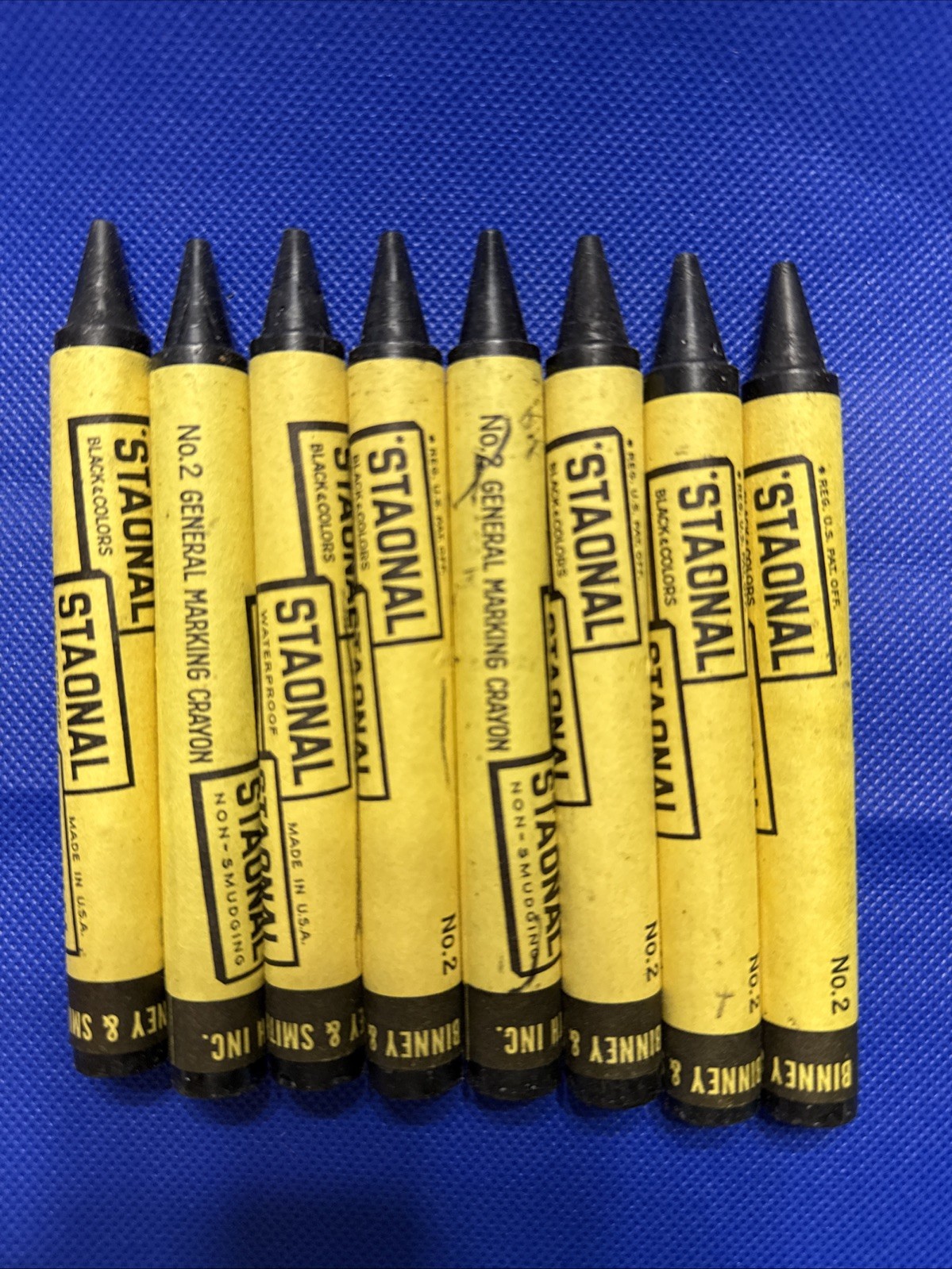 Crayola Extra Large Marking Crayons Staonal No. 2 General Black 8 Count
