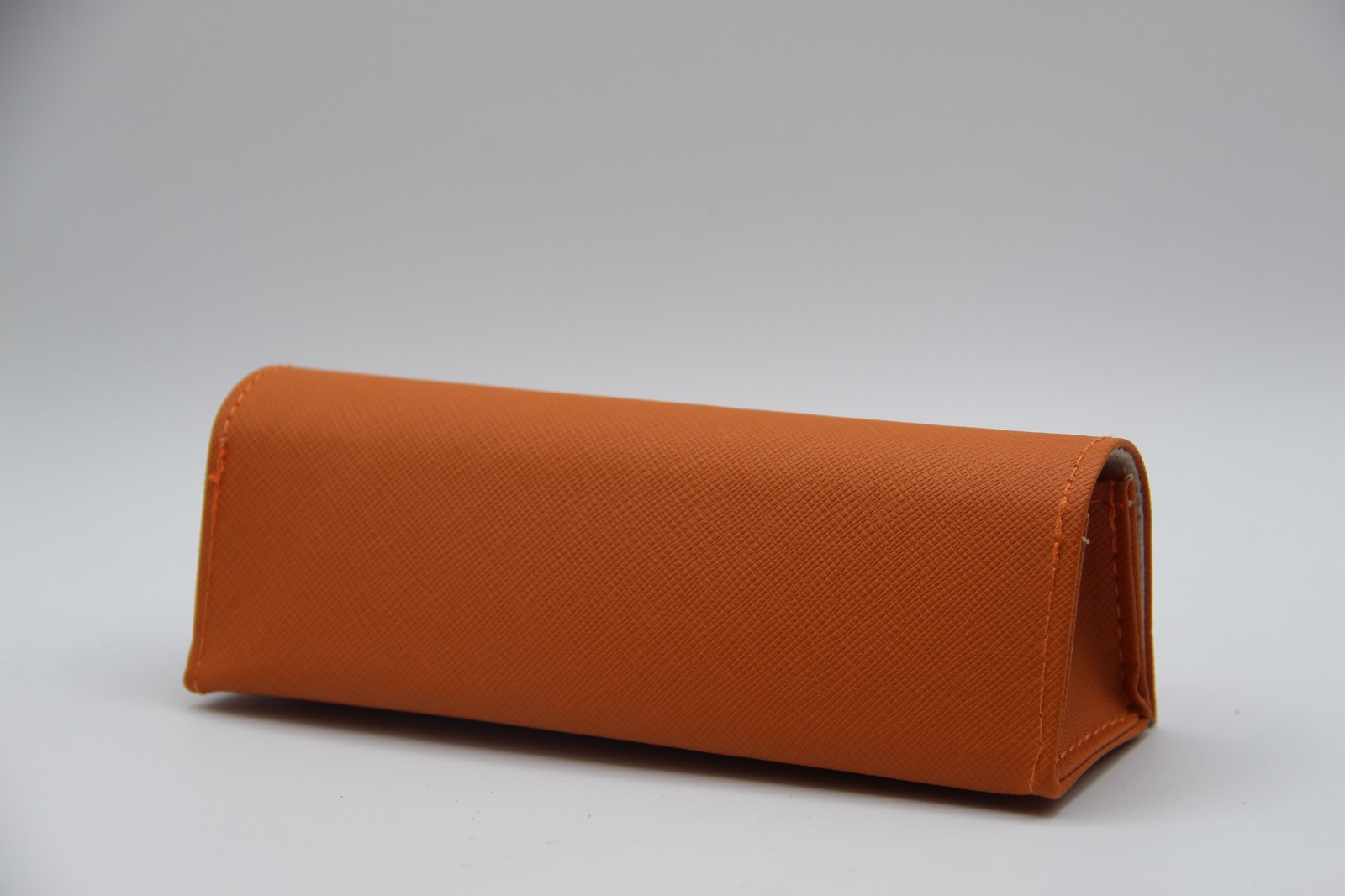 NEW TORY BURCH ORANGE SMALL AUTHENTIC EYEGLASSES CASE W/CLOTH