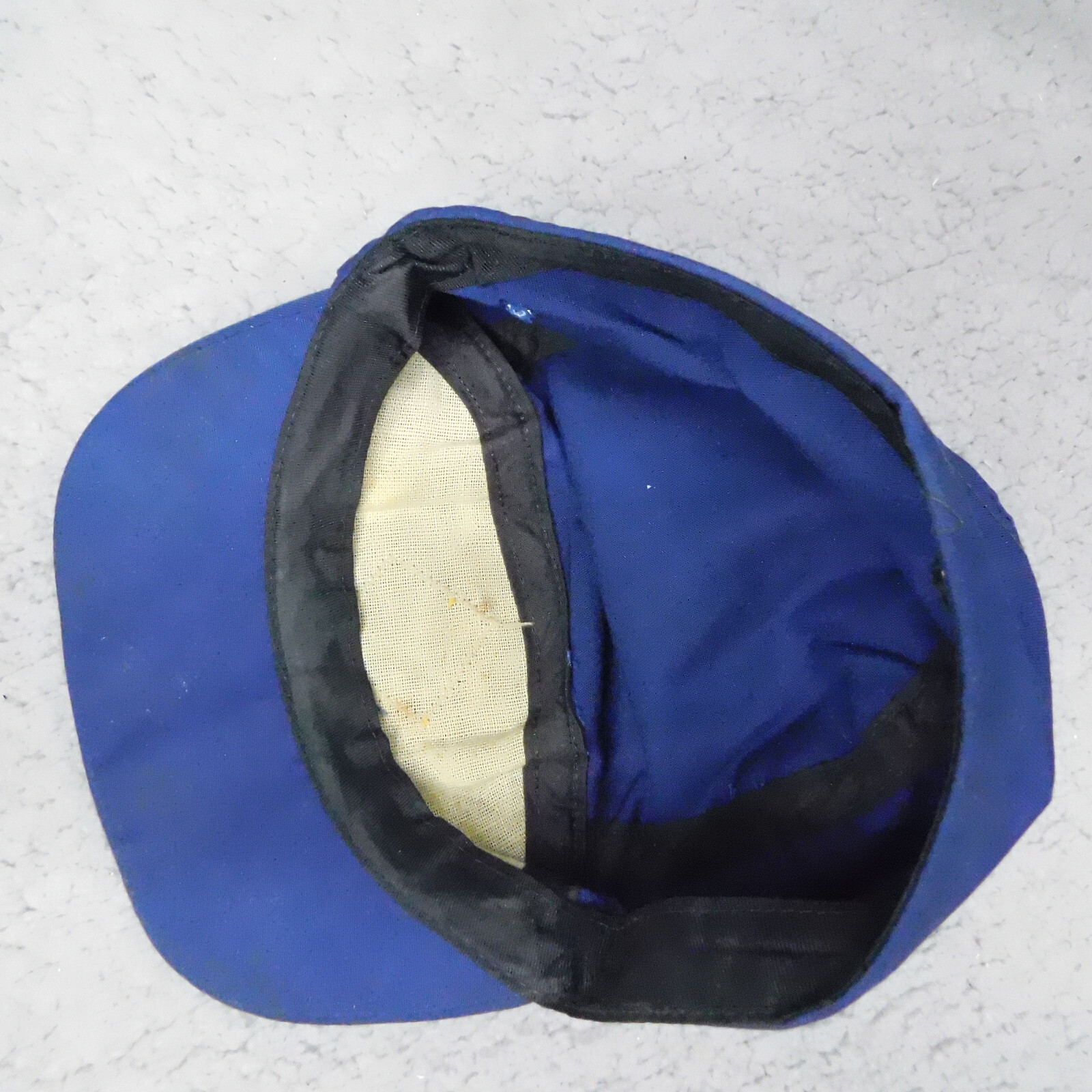 Vtg CUB SCOUT Youth Cadet Cap Hat Embroidered Hook & Loop Adjustable NAVY BLUE