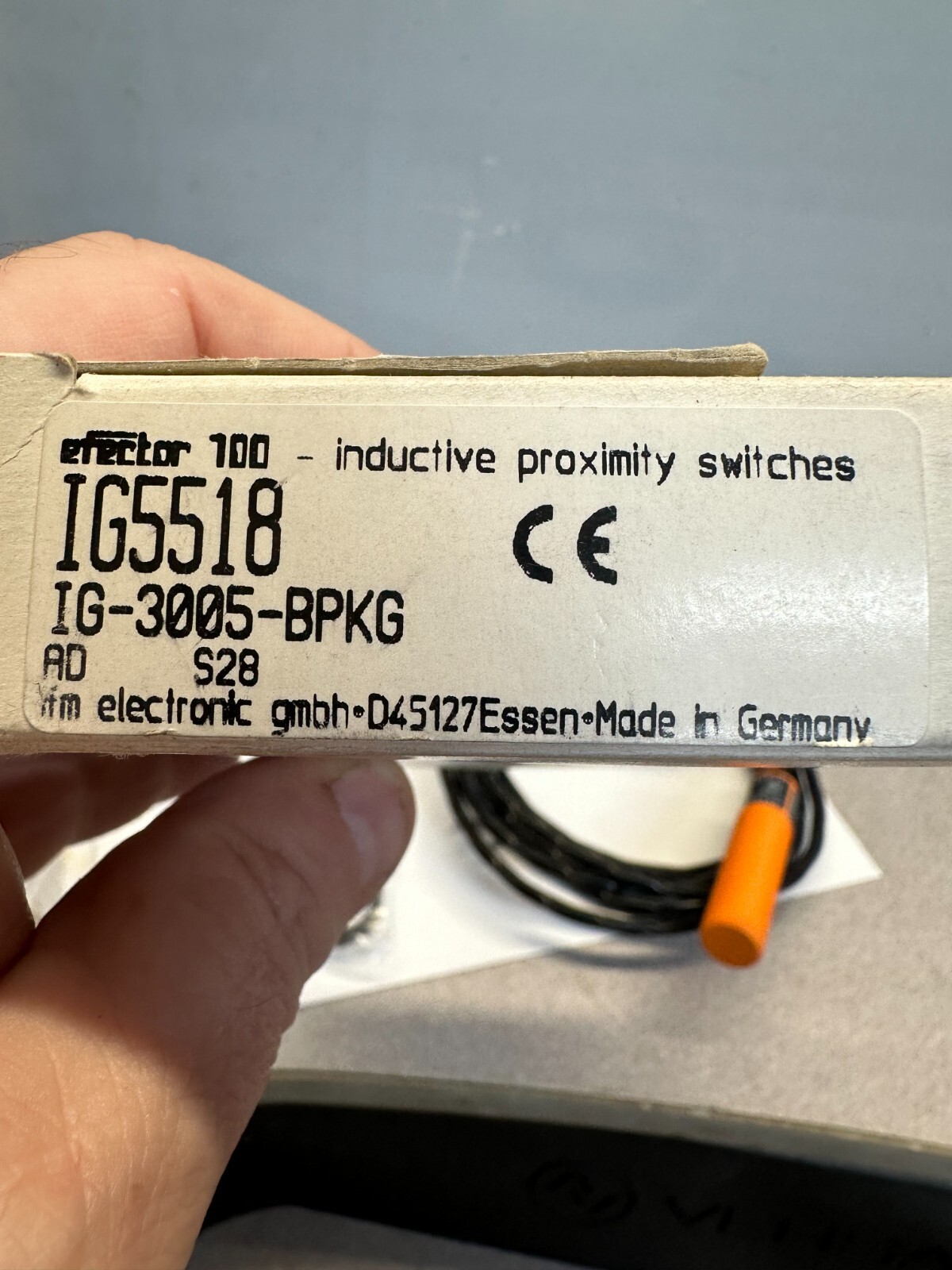 IFM IG5518 / IG3005-BPKG EFECTOR PROXIMITY SWITCH SENSOR, NEW FREE SHIPPING