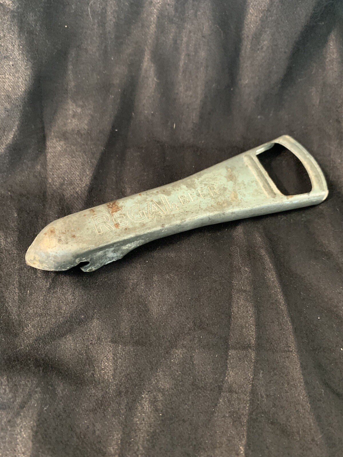 Vintage Metal Regal Beer Manual Can and Bottle Opener
