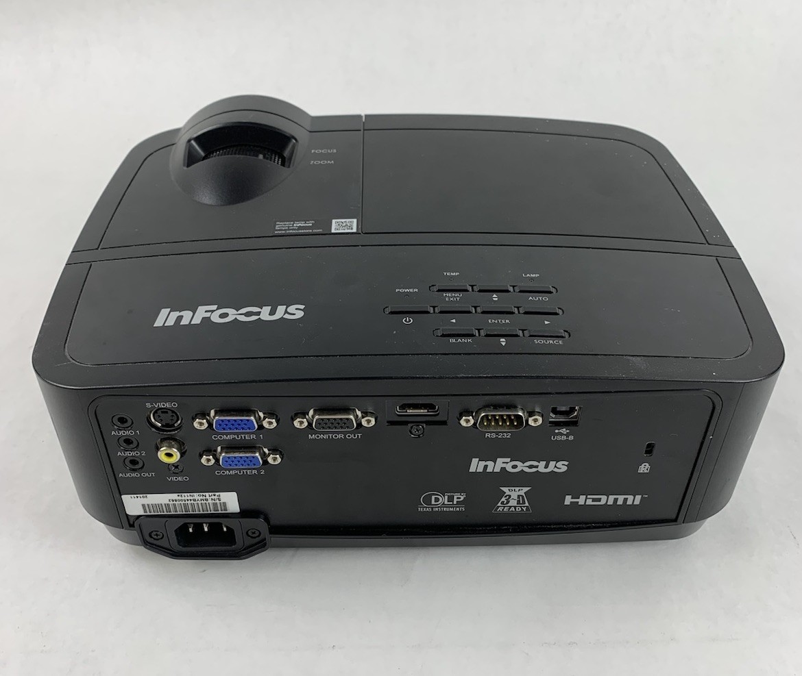 InFocus IN112a DLP Lamp Projector 1775 Lamp Hours - No Remote
