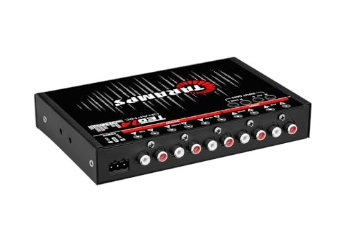 TARAMPS TEQ 7.4 Pro Car Audio Systems 7 Band Graphic Equalizer EQ Blue
