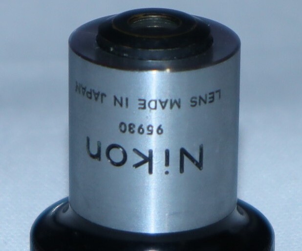 NIKON Objective | 10 0.25 Microscope Lens Made in Japan