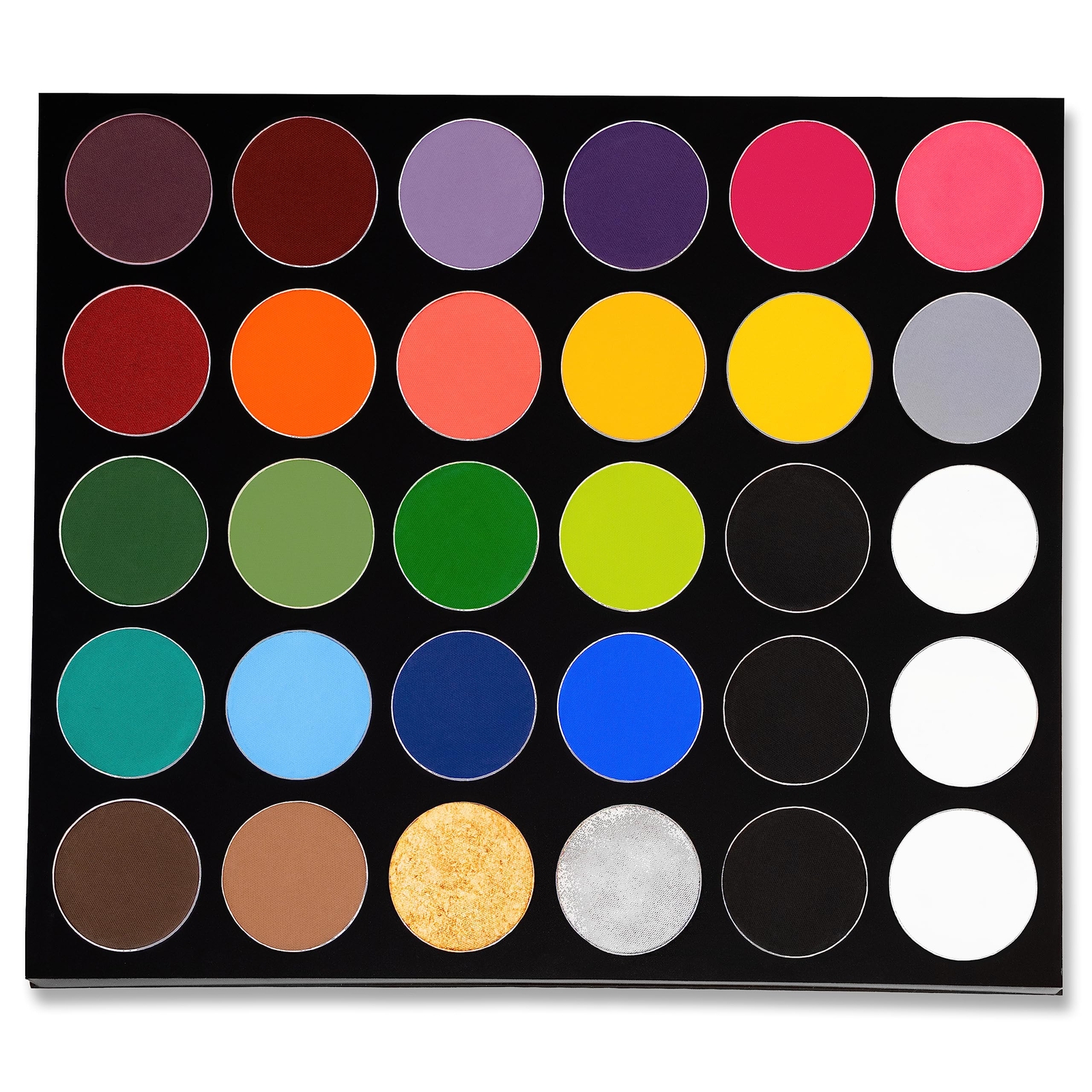 Mehron Paradise Makeup AQ Professional Body Paint Palette 30 Count Set