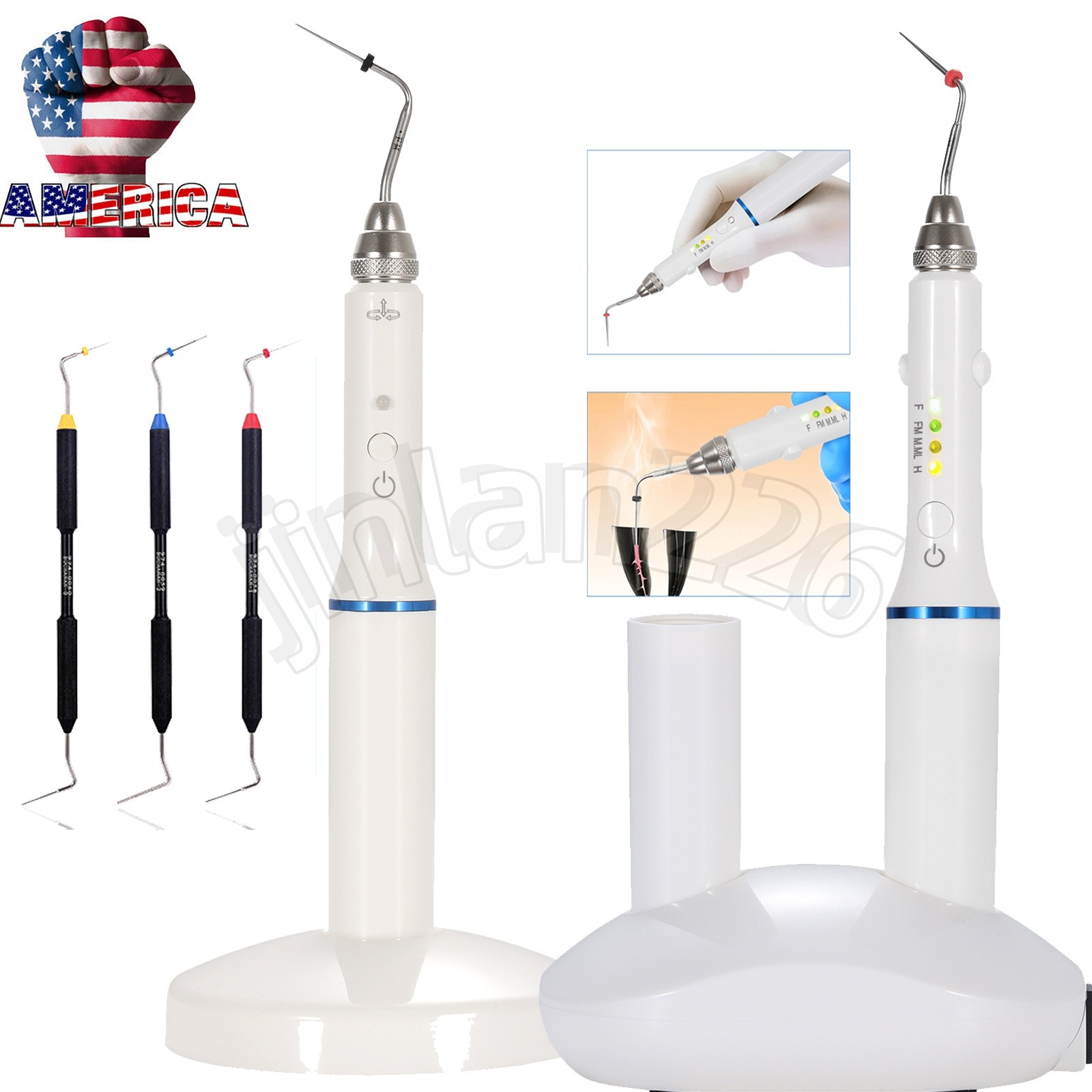 Dental Endo Gutta Percha Obturation System Endodontics Heated Pen / Hand Plugger